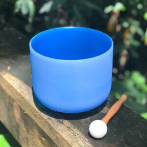 THROAT Chakra 8" Crystal Singing Bowl (Colour)